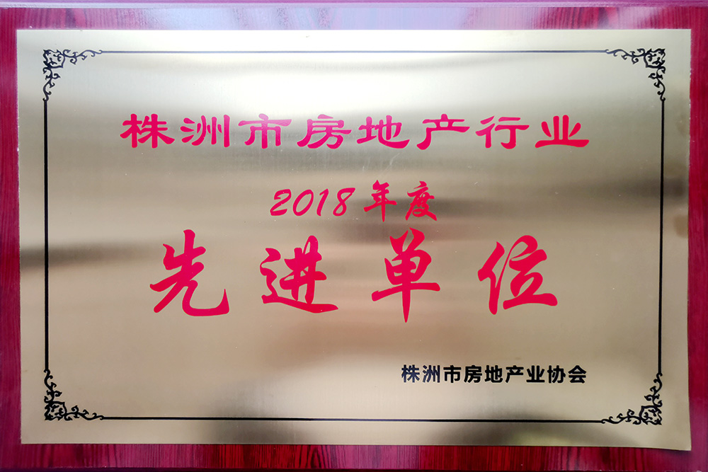 株洲市房地產(chǎn)行業(yè)先進單位